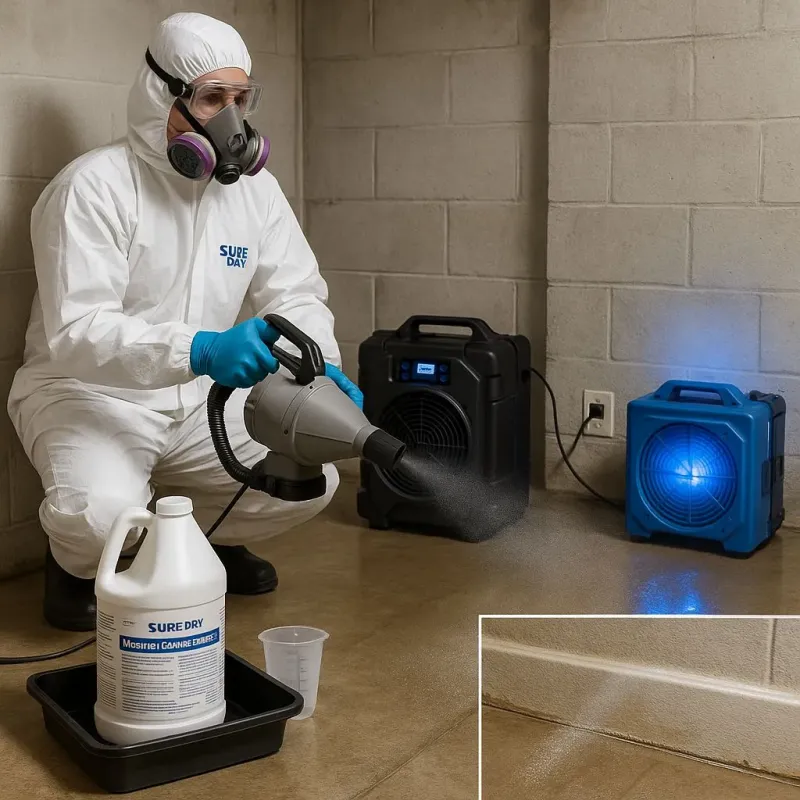 Sanitization and Odor Removal process in Hillside, IL